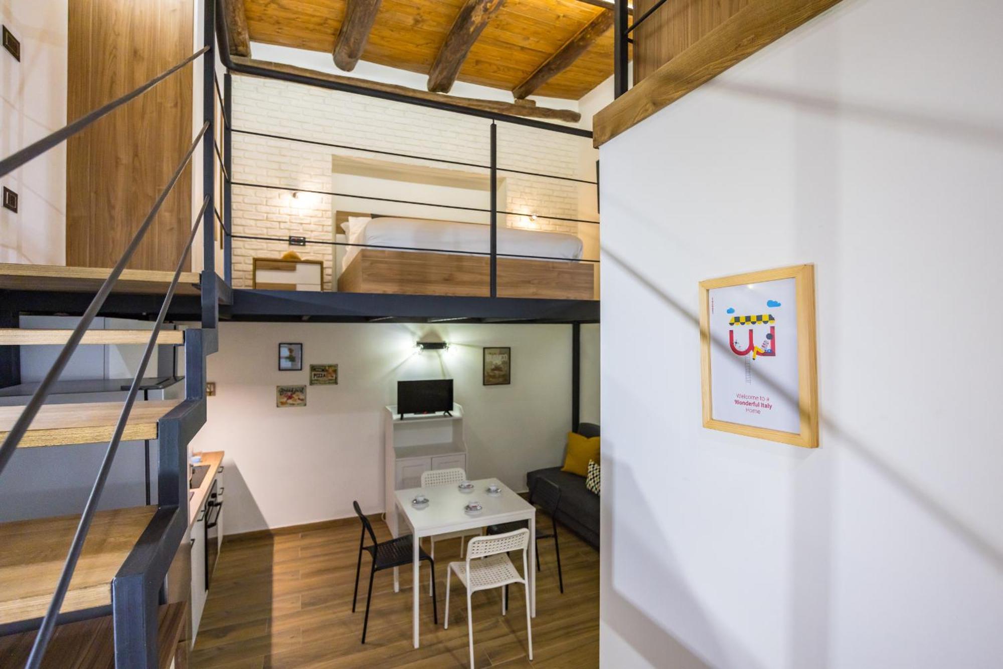 Industrial Ground Floor Studio By Wonderful Italy Apartment *